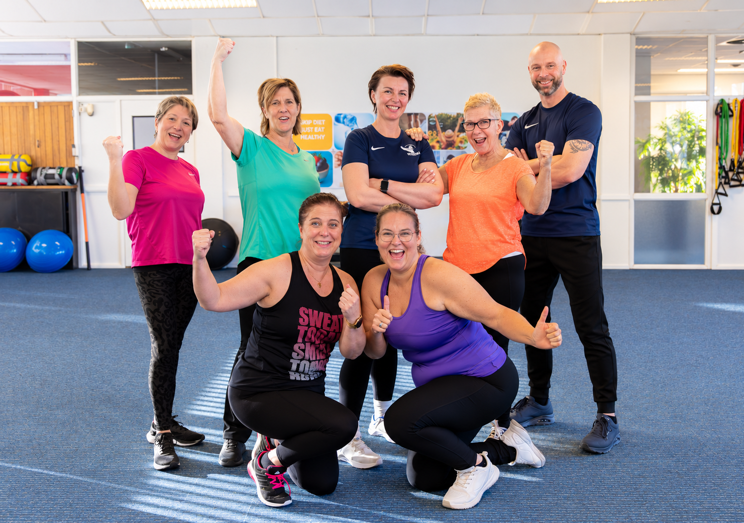 Personal Trainer Svetlana met tevreden klanten